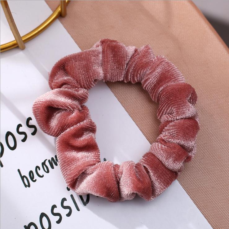 DÂY BUỘC TÓC THUN CỘT TÓC VẢI NHUNG  KHÔNG GÂY ĐAU TÓC