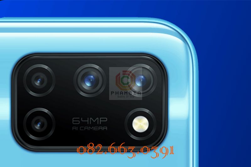 (Mua 1 tặng 1)Dán cường lực camera Realme 7i siêu đẹp