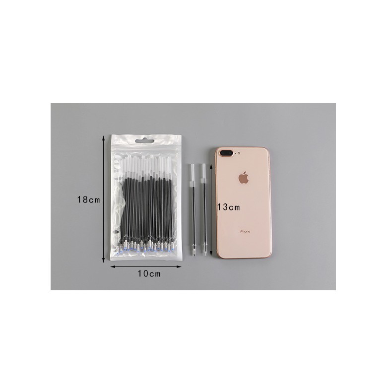 Combo 10 ruột bút gel ngòi 0.5mm đủ màu đủ sự lựa chọn