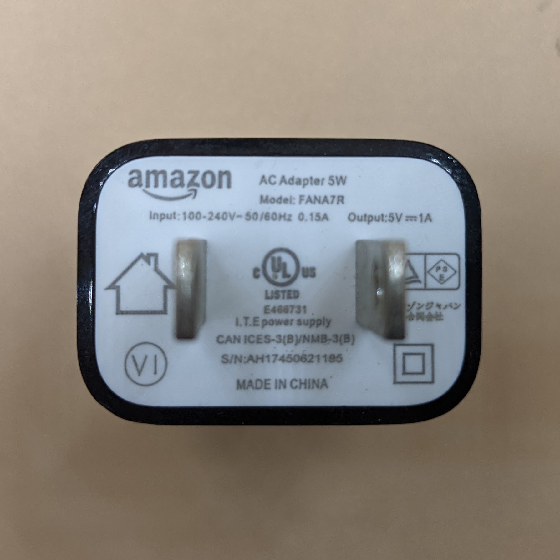 Củ sạc chính hãng 5W, 9W dành cho máy đọc sách Kindle