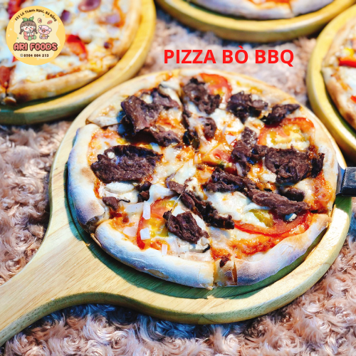 Combo 3 Pizza Thập Cẩm, Xúc Xích Đức, Bò BBQ [KÈM THÙNG XỐP]