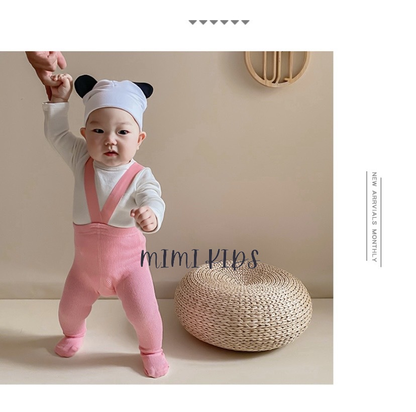 Quần yếm dài_ quần tất yếm dài phong cách Hàn Quốc cho bé QA43