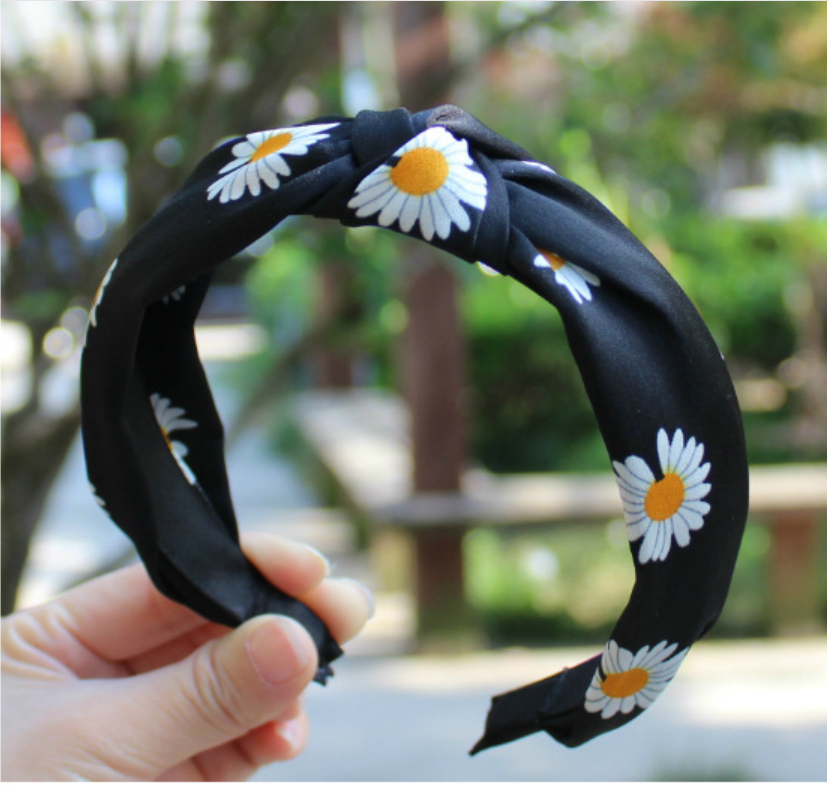 Cài tóc turban cài tóc nữ bờm tóc thời trang vải lụa mịn