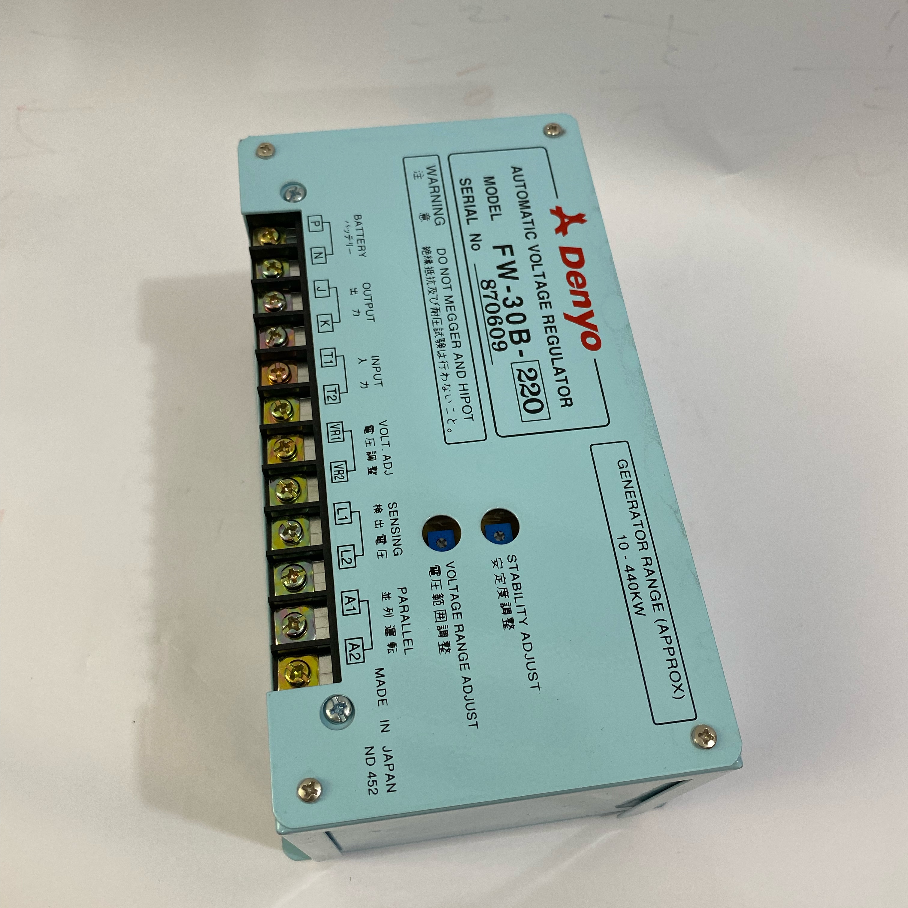 Mạch AVR Kích từ chổi than DENYO 30A 180V