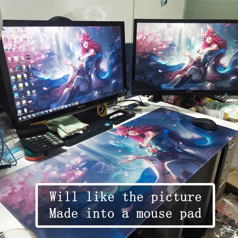 50 Stock] [Ready kinds Anime large Mouse pad Valorant long