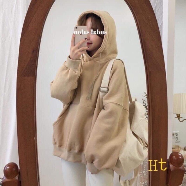 Áo hoodie nỉ trơn baisic HT12
