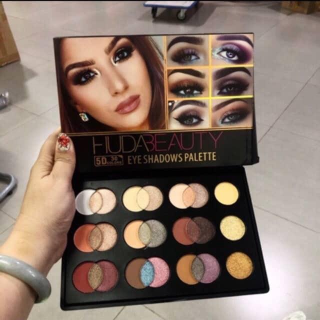 (MUA 1 TẶNG QUÀ) Bảng Phấn Mắt Mix Màu TẶNG BỘ 3 DAO CẠO LÔNG MÀY