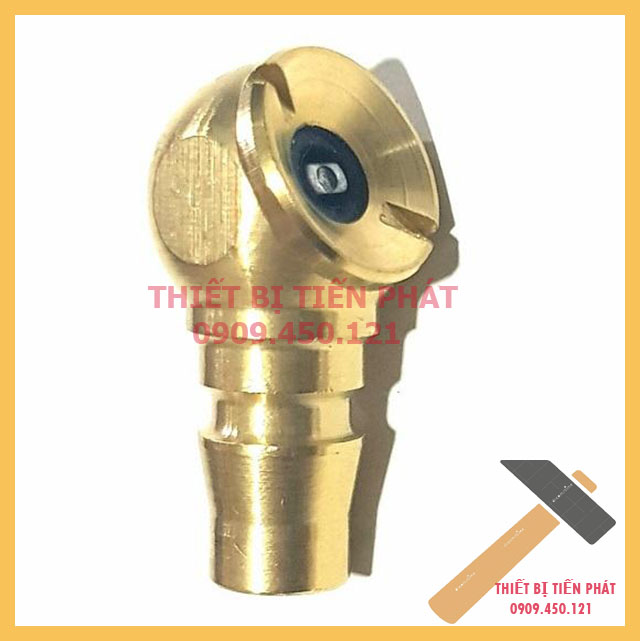 [HCM]Đầu Bơm Xe Máy Đồng Thau Kiên Long Full Loại Đầu Gài Nhanh Và Đầu Gắn Ống Cố Định Chính Hãng