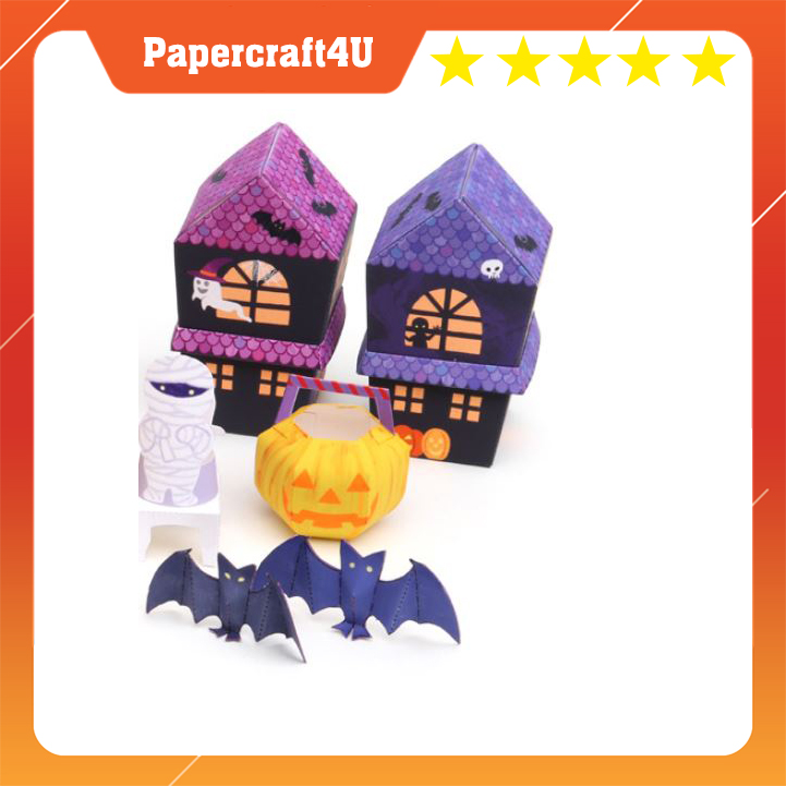 Mô hình giấy 3D - Quà halloween mini siêu cute
