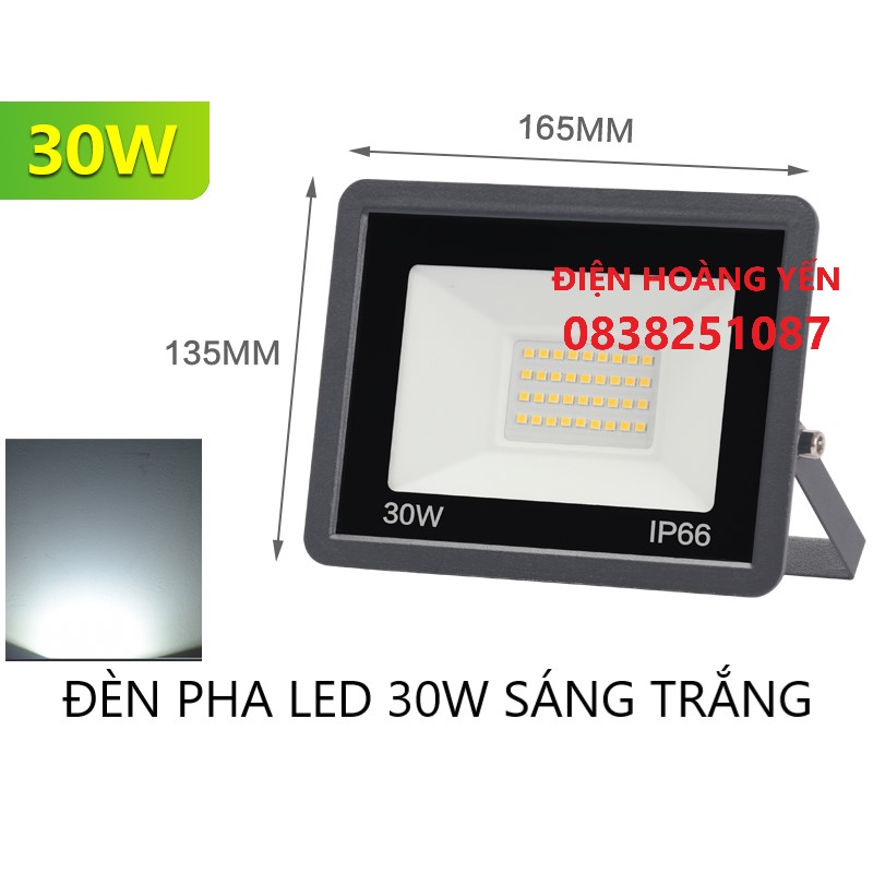 Đèn Pha Led Siêu mỏng siêu sáng 30W 220V