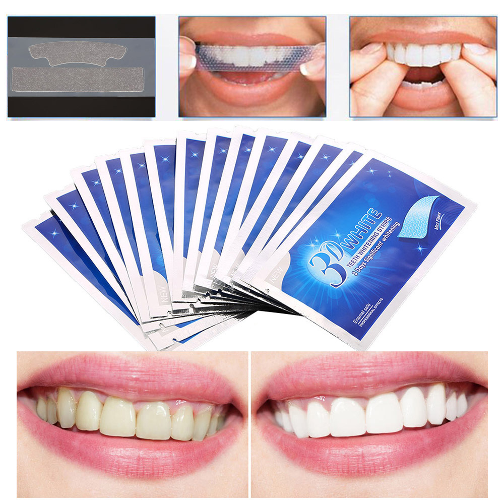 Practical high quality 3D teeth whitening patch