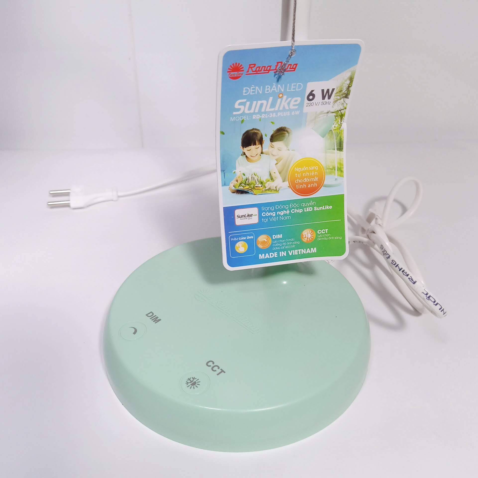 Đèn bàn LED chống cận 6W Rạng Đông RL-38 Plus.LED