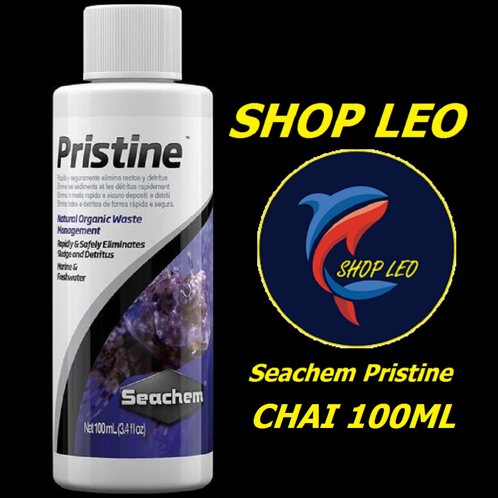[Hoàn Tiền 10%]Vi sinh Seachem Pristine - phân hủy phân cá và chất hữu cơ - làm sạch hồ cá -phụ kiện thủy sinh-shopleo
