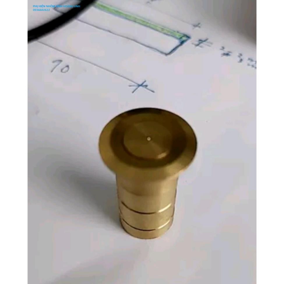 Hố chặn cát chốt cửa 10mm mạ vàng