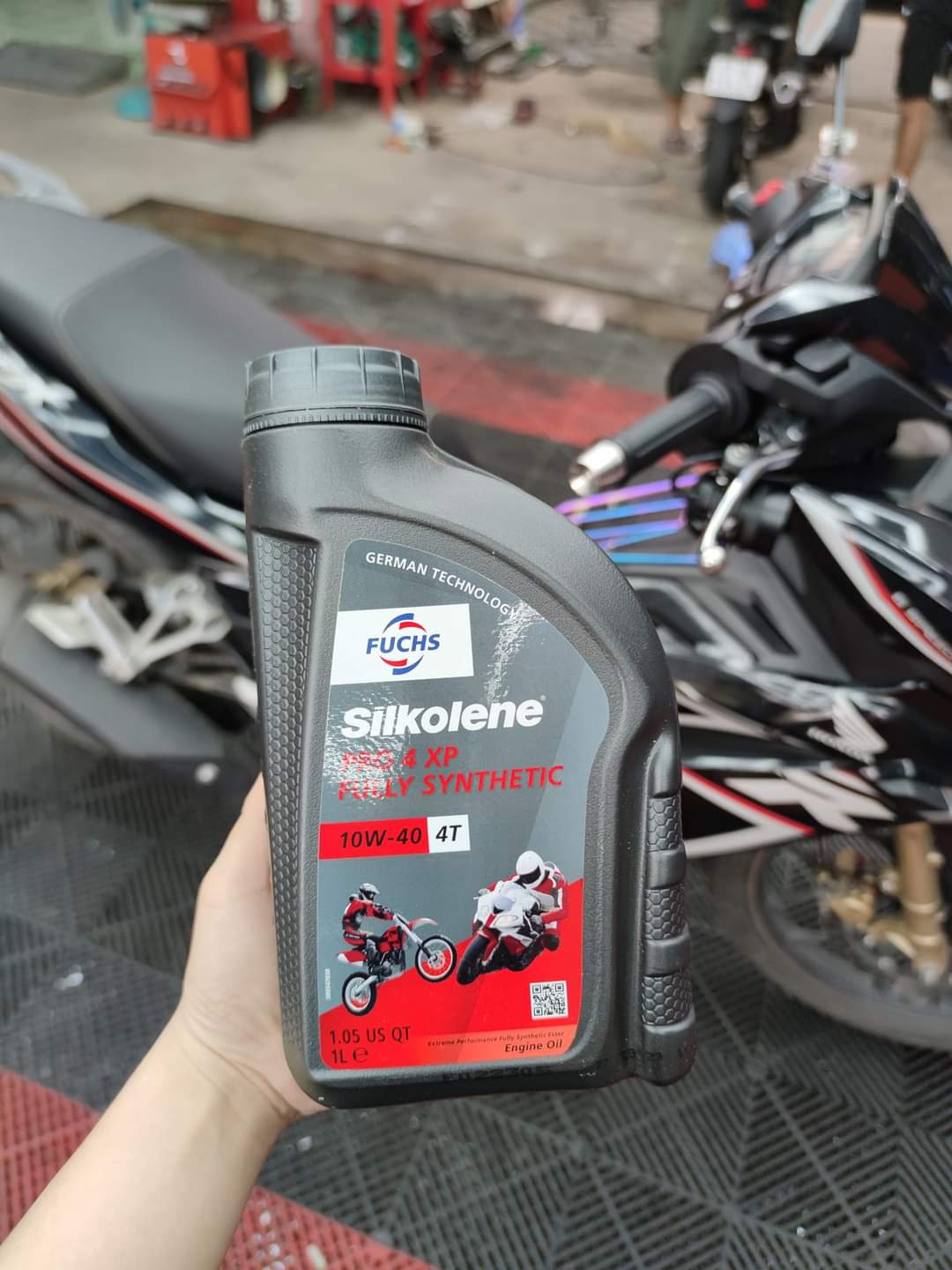 nhớt Fuchs silkolene 5w-40 scoter 1L