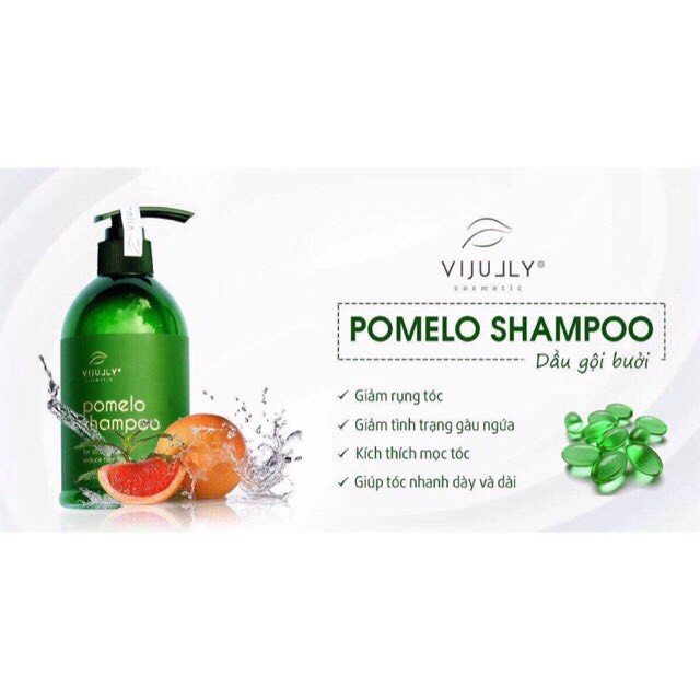 Dầu gội bưởi Vi Jully Shampoo Pomelo 280ml (Chính hãng 100%)
