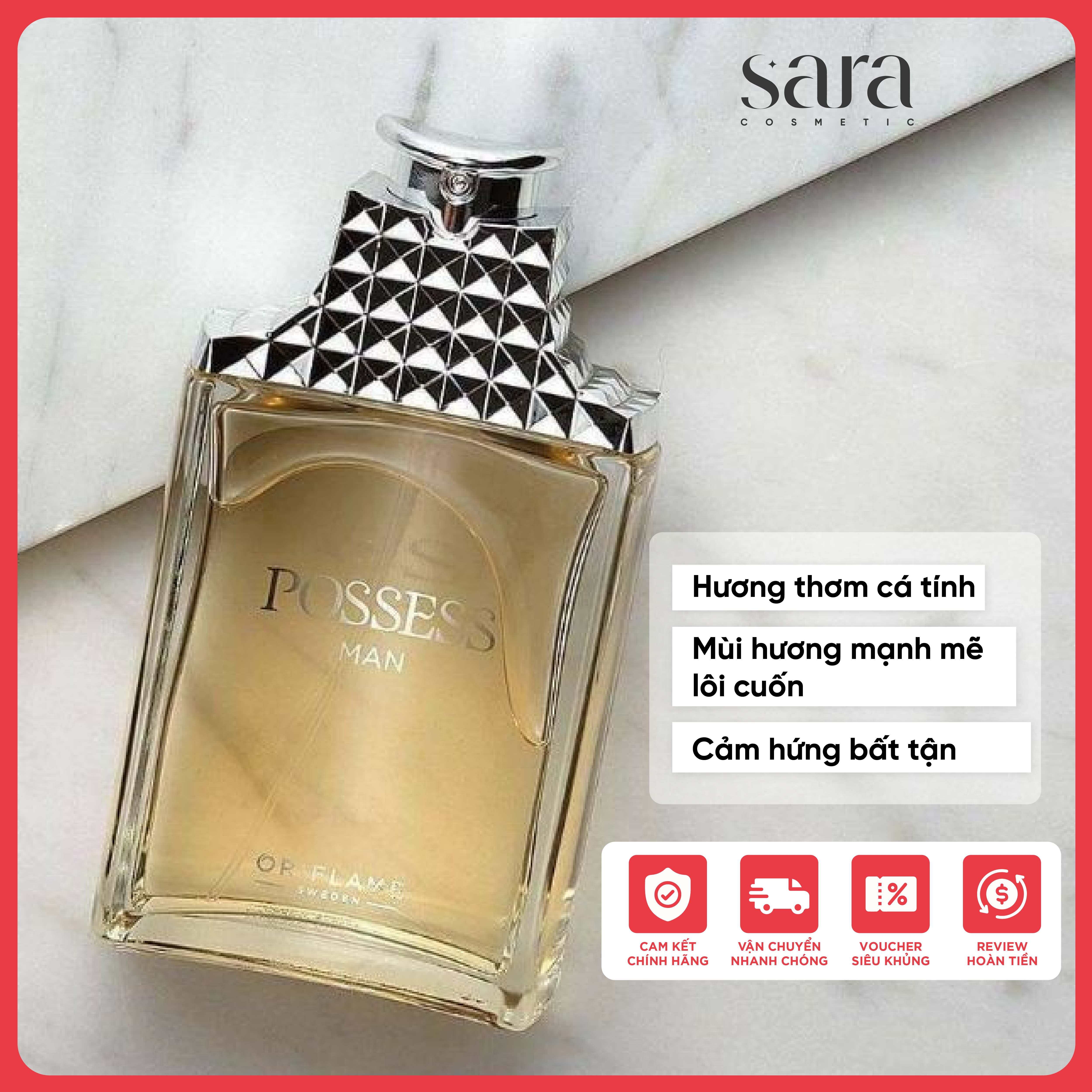 [MIỄN PHÍ VẬN CHUYỂN] [HÀNG CHÍNH HÃNG] NƯỚC HOA NAM - Possess Man Eau de Toilette