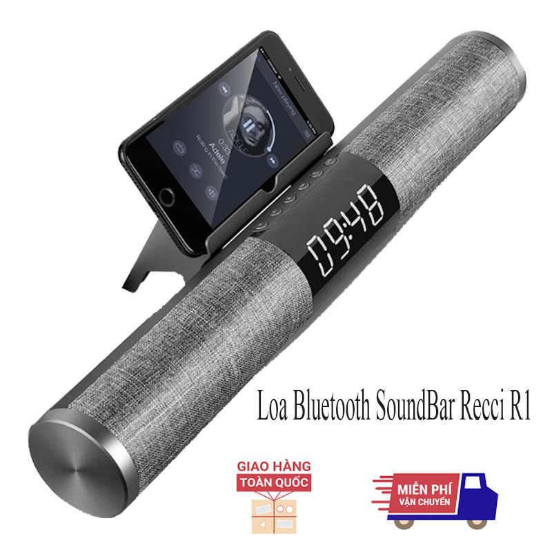 [HCM]Loa Thanh Bluetooth R1 Loa Bluetooth SoundBar Recci R1 Âm Thanh 360° Chất Âm 3D Loa Bluetooth Không Dây Công Suất Lớn.