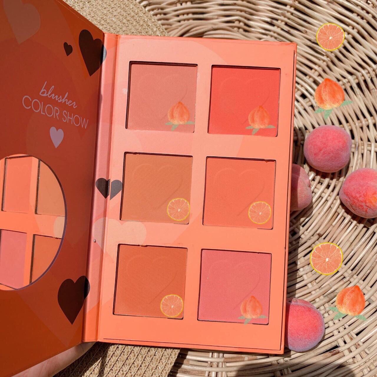 Má hồng 6 ô Kiss Beauty
