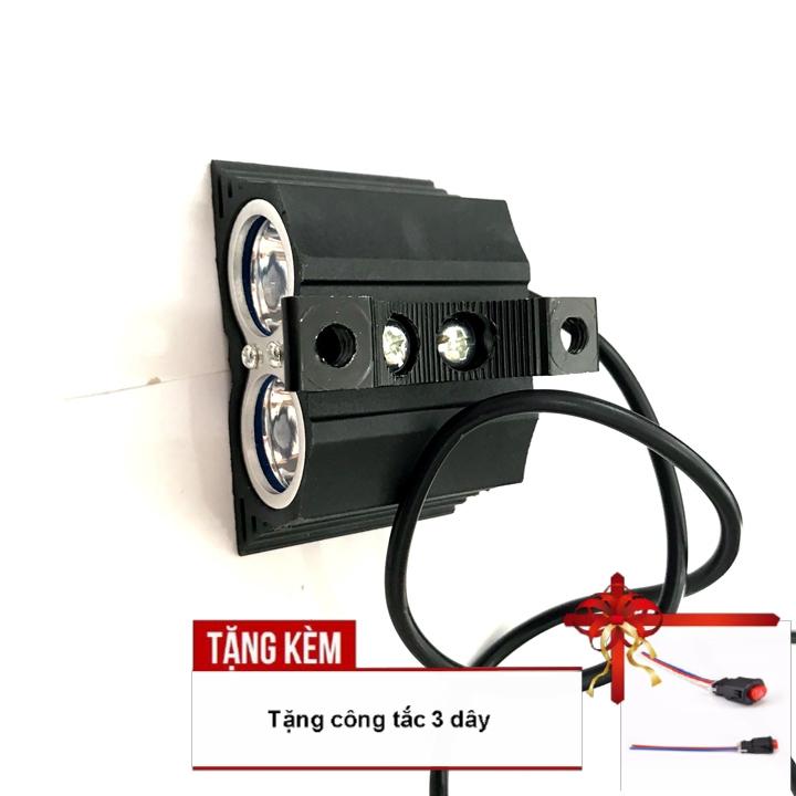 [ SIÊU GIẢM GIÁ] Độ đèn trợ sáng mắt cú L2 cực chất cho xe máy OX219-TẶNG NGAY CÔNG TẮC CHUYỂN ĐỔI