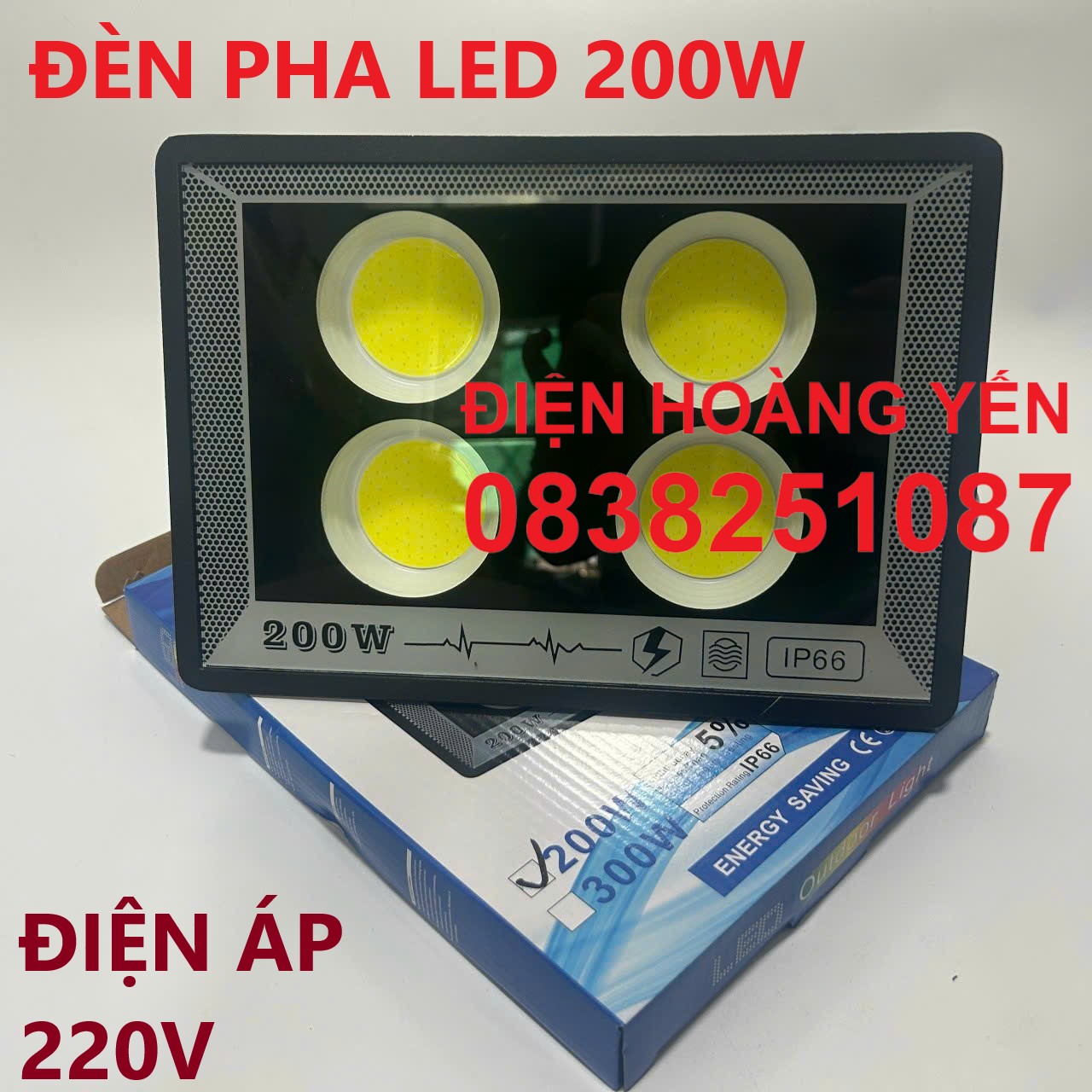 Đèn pha LED 100W 200W 300W 400W siêu sáng chống nước