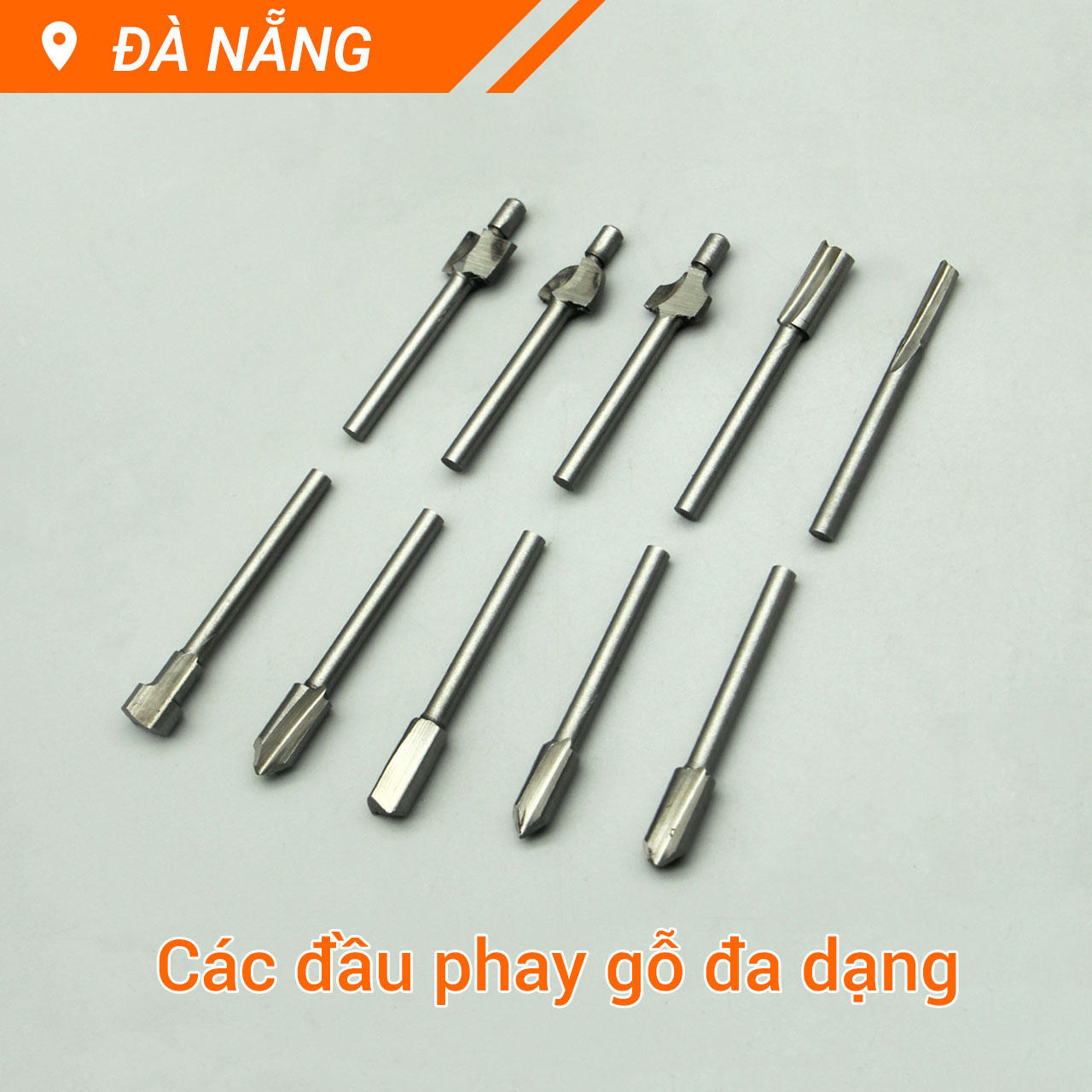 Bộ 10 mũi phay gỗ trục 3mm