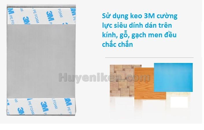 Gá bàn chải, dao cạo dâu Inox dán 3M