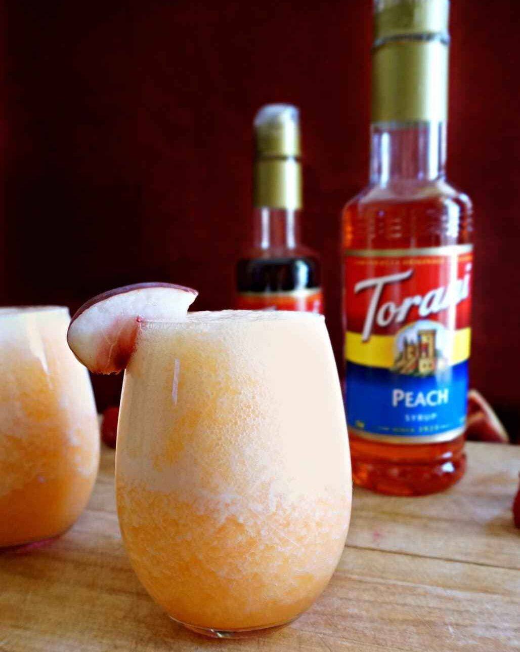 (SIZE NHỎ) Torani Classic Siro Pha Chế Vị Đào Peach Syrup 375ml Mỹ