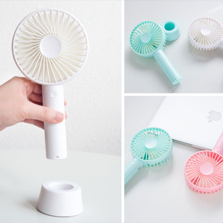 Quạt mini tích điện cầm tay 3 tốc độ