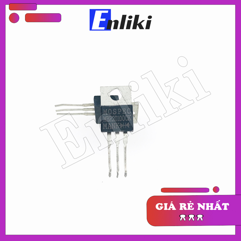 Diode 20A 100V MBR20100 (Tháo Máy)