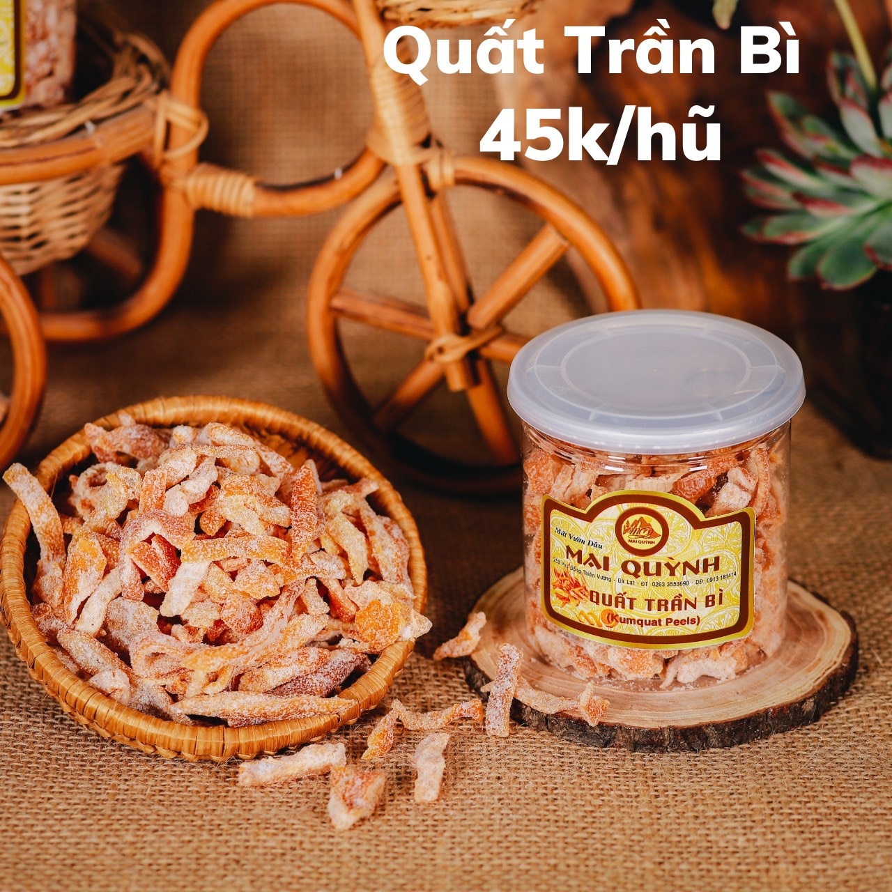 QUẤT TRẦN BÌ MAI QUỲNH ĐẶC SẢN ĐÀ LẠT