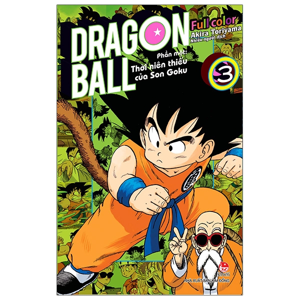 Sách - Dragon Ball Full Color - Phần Một: Thời Niên Thiếu Của Son Goku -  Tập 3 