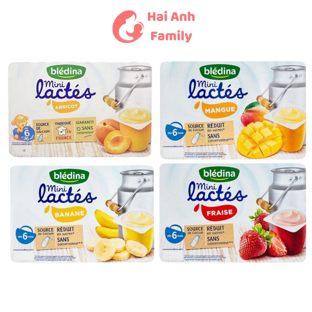 Sữa chua nguội Bledina Pháp cho bé ăn dặm