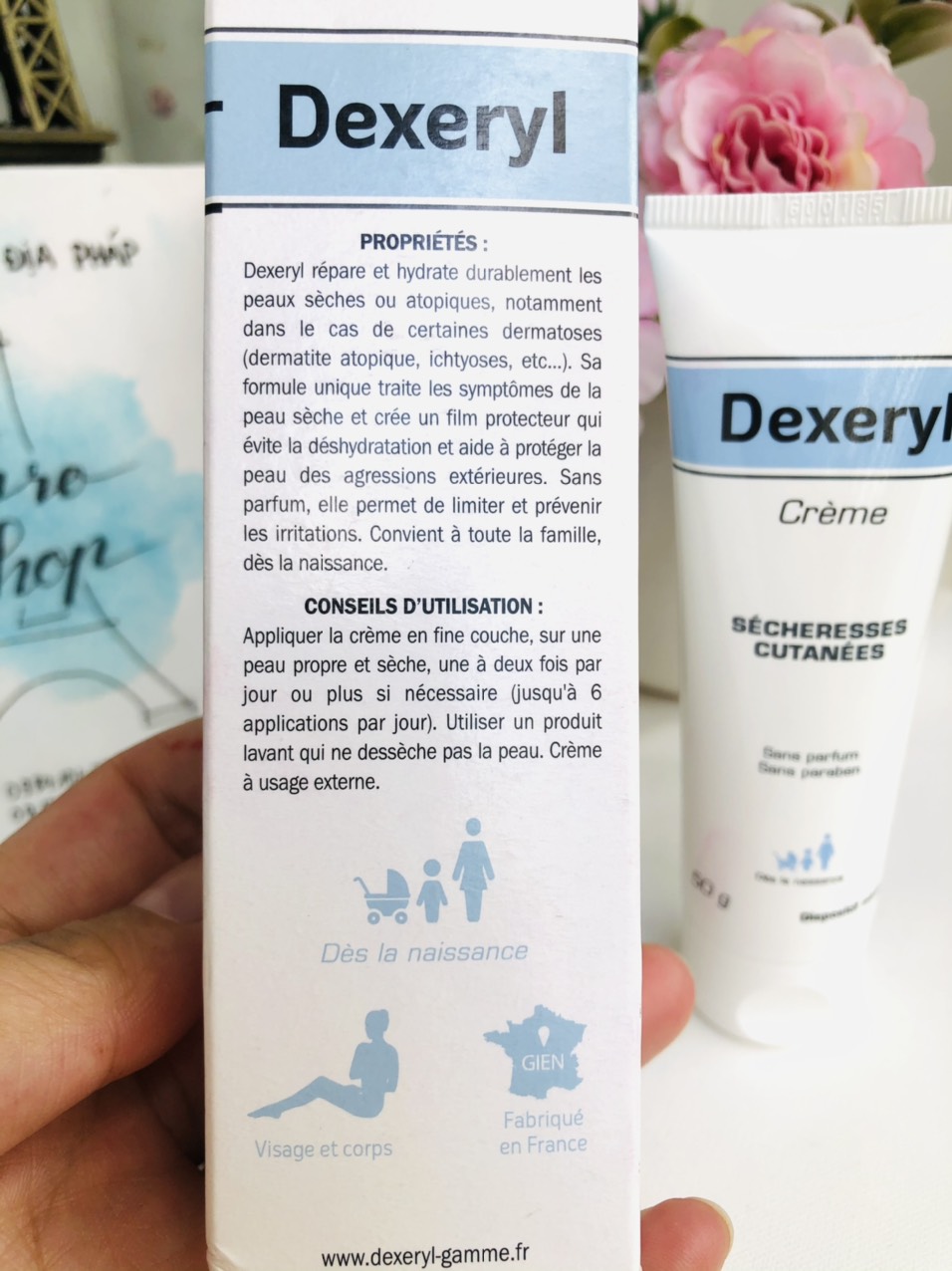 Kem Nẻ, Chàm Cho Bé Dexeryl 50g/250g/500g Nội Địa Pháp Hỗ Trợ Dưỡng Ẩm Và Làm Mềm Da Hiệu Quả