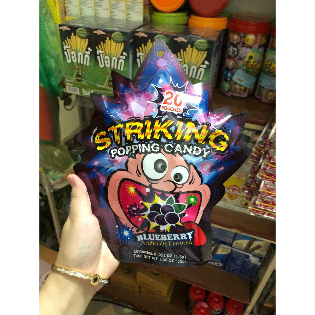 Kẹo nổ Striking Popping Candy vị trái cây