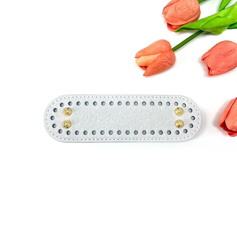 Đế túi da pu để túi móc len 5*18cm