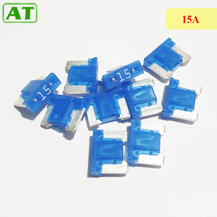 10 Cầu Chì Ô Tô Chân Cụt 7.5A 10A 15A 20A 25A 30A (Hàng Bãi)