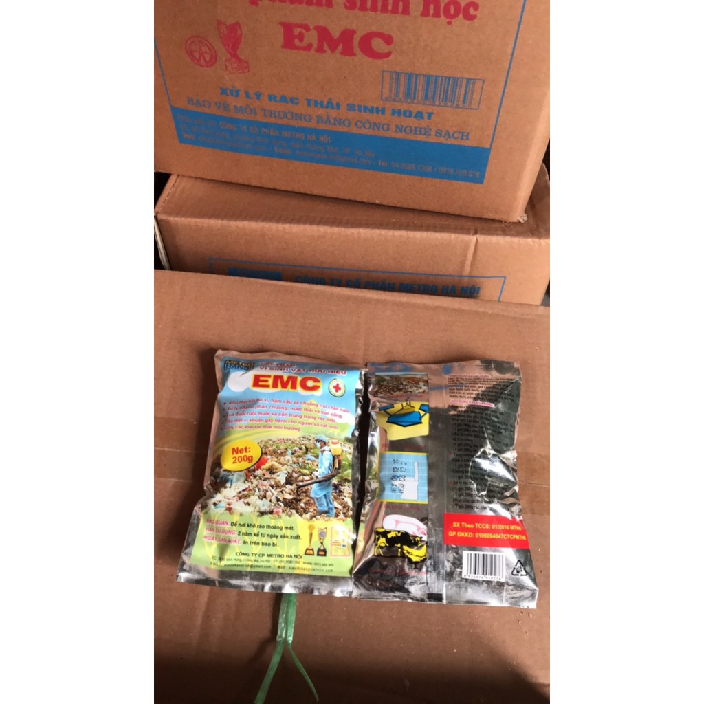 [Vi Sinh Vật Hữu Hiệu] Chế Phẩm Xử Lý Rác Thải Hữu Cơ EMC