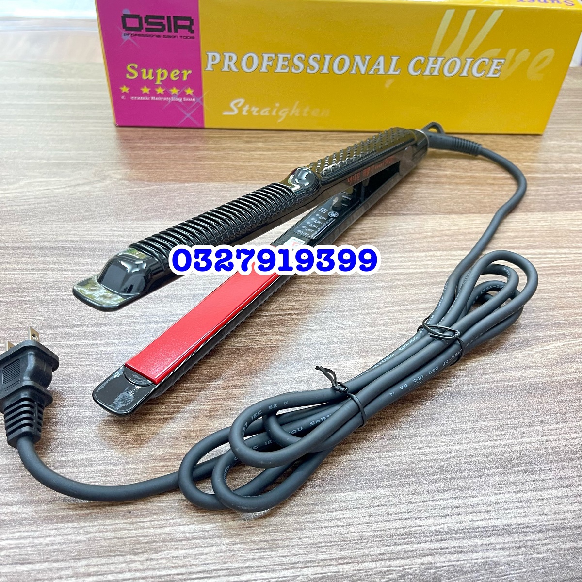 HQ Máy duỗi tóc bản nhỏ Hàn Quốc 201, Kích thước 30cm, 5 mức chỉnh nhiệt, Dây điện 1.8m, Chống dính, Thiết kế trẻ trung, Bảo hành 03 tháng