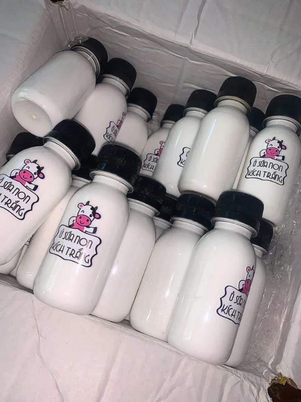 Combo 10 chai Ủ sữa non kích trắng 100ml