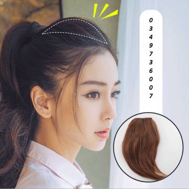 Tóc phồng mái dài🥰 freeship 50k🥰tóc có bấm sẵn cao cấp