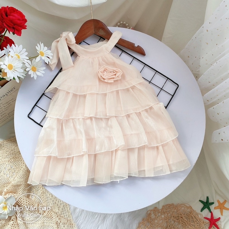 [Tơ 3T] Váy 3 tầng cho bé gái mã 46060