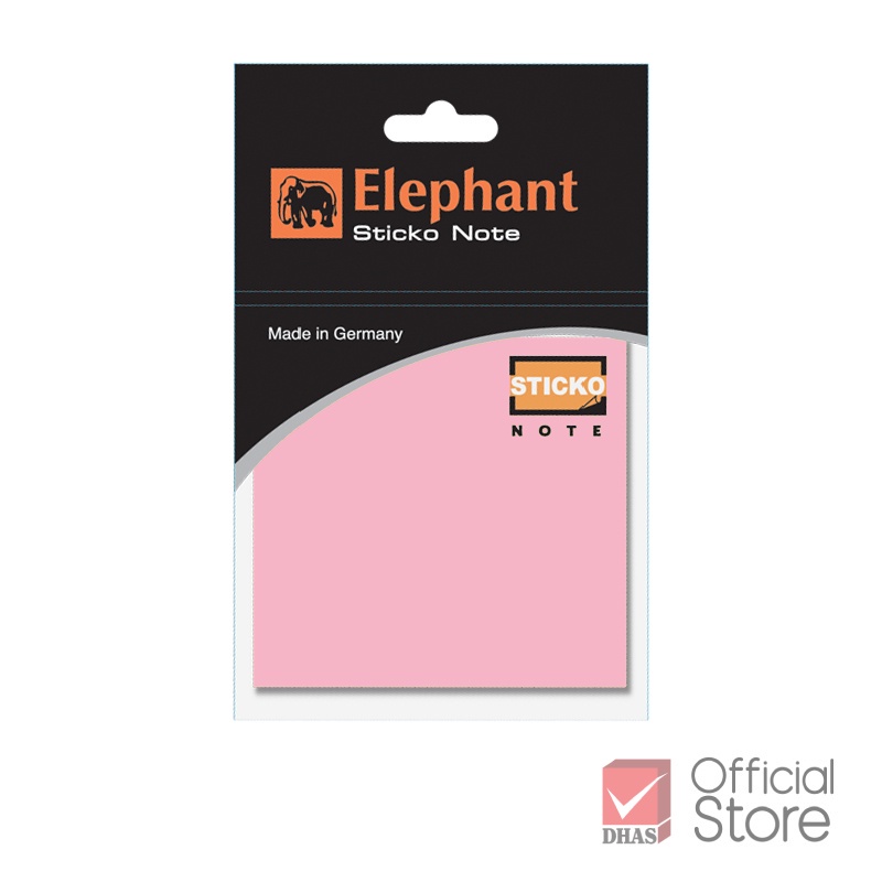 Giấy note, giấy ghi chú 3x3cm Elephant (Thái Lan)