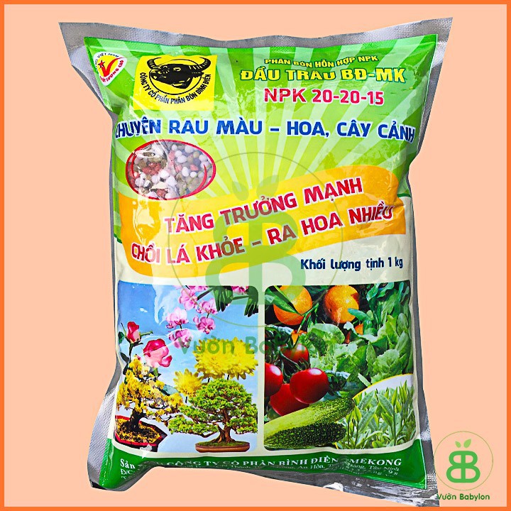 Phân Bón Hỗn Hợp Đầu Trâu NPK 20-20-15