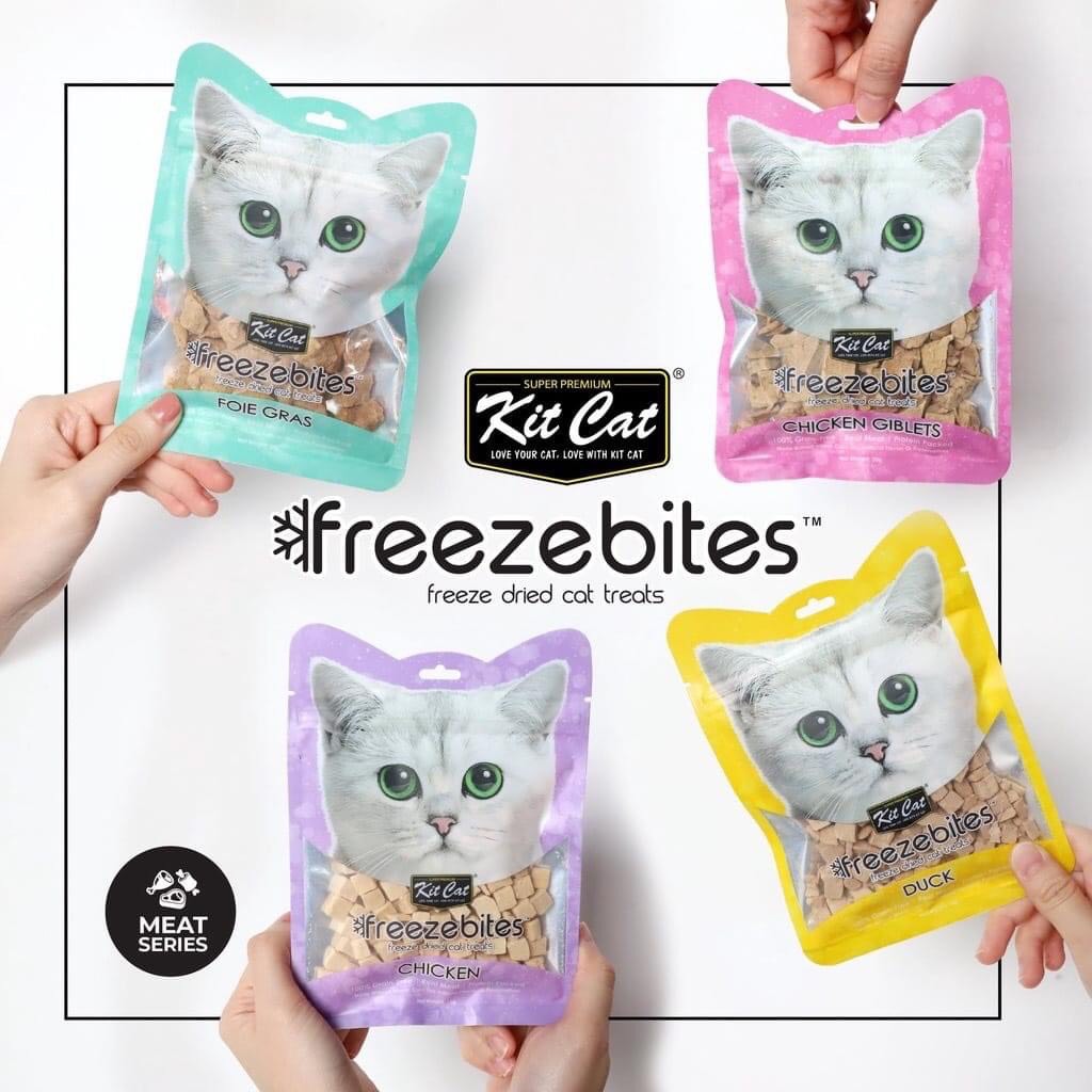 Snack Thịt Sấy Khô Cho Mèo Kitcat Freezebites 15g - [Nông Trại Thú Cưng]