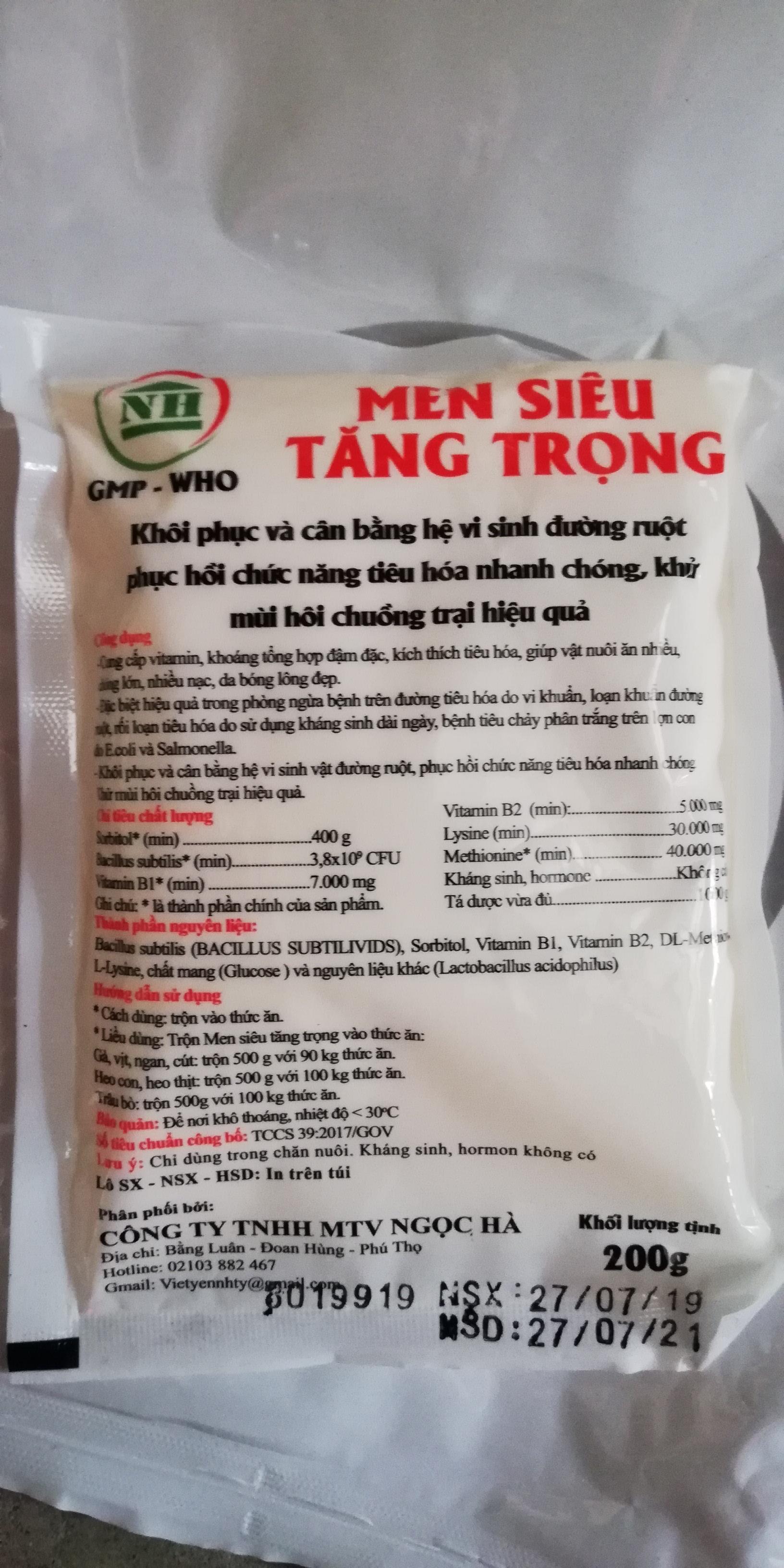 2kg Men Siêu Tăng Trọng 112