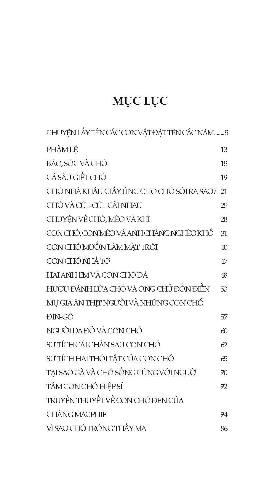 Những Câu Chuyện Về Chó