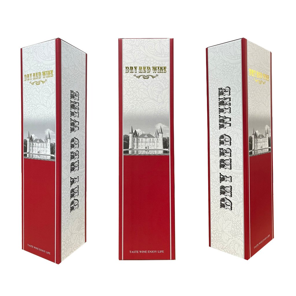 Hộp giấy đựng chai vang - 750 ml