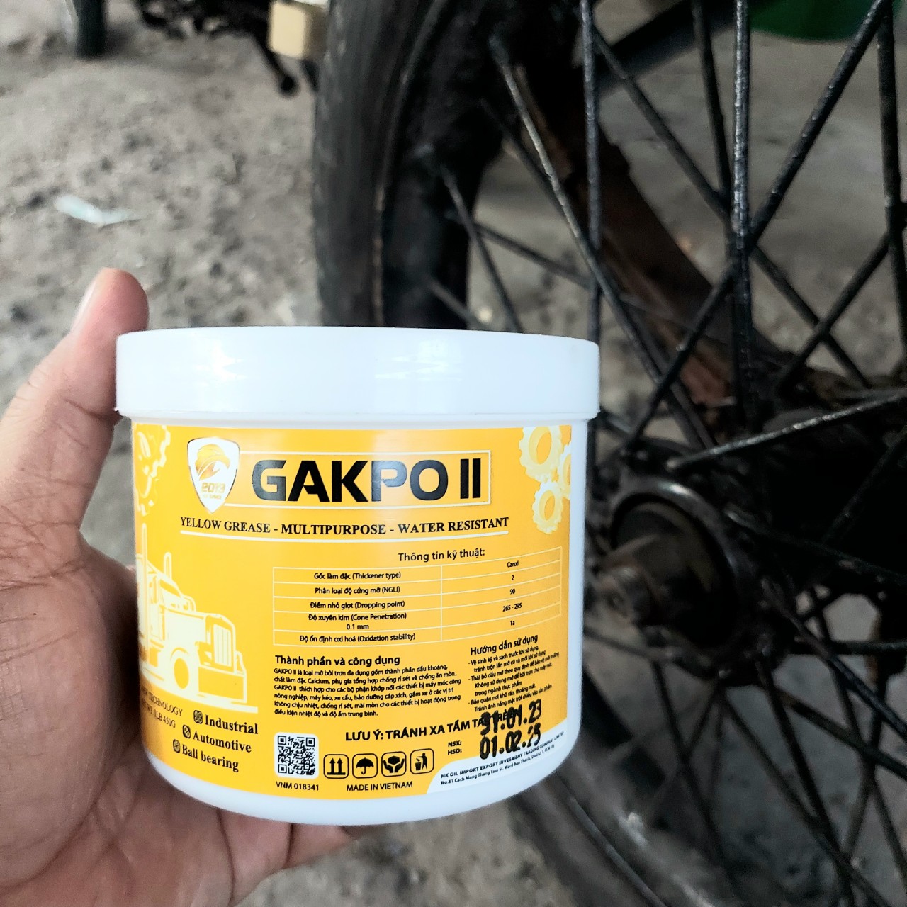 [Mỡ bò VÀNG NGLI2 đa dụng cao cấp] GAKPO II 450GR