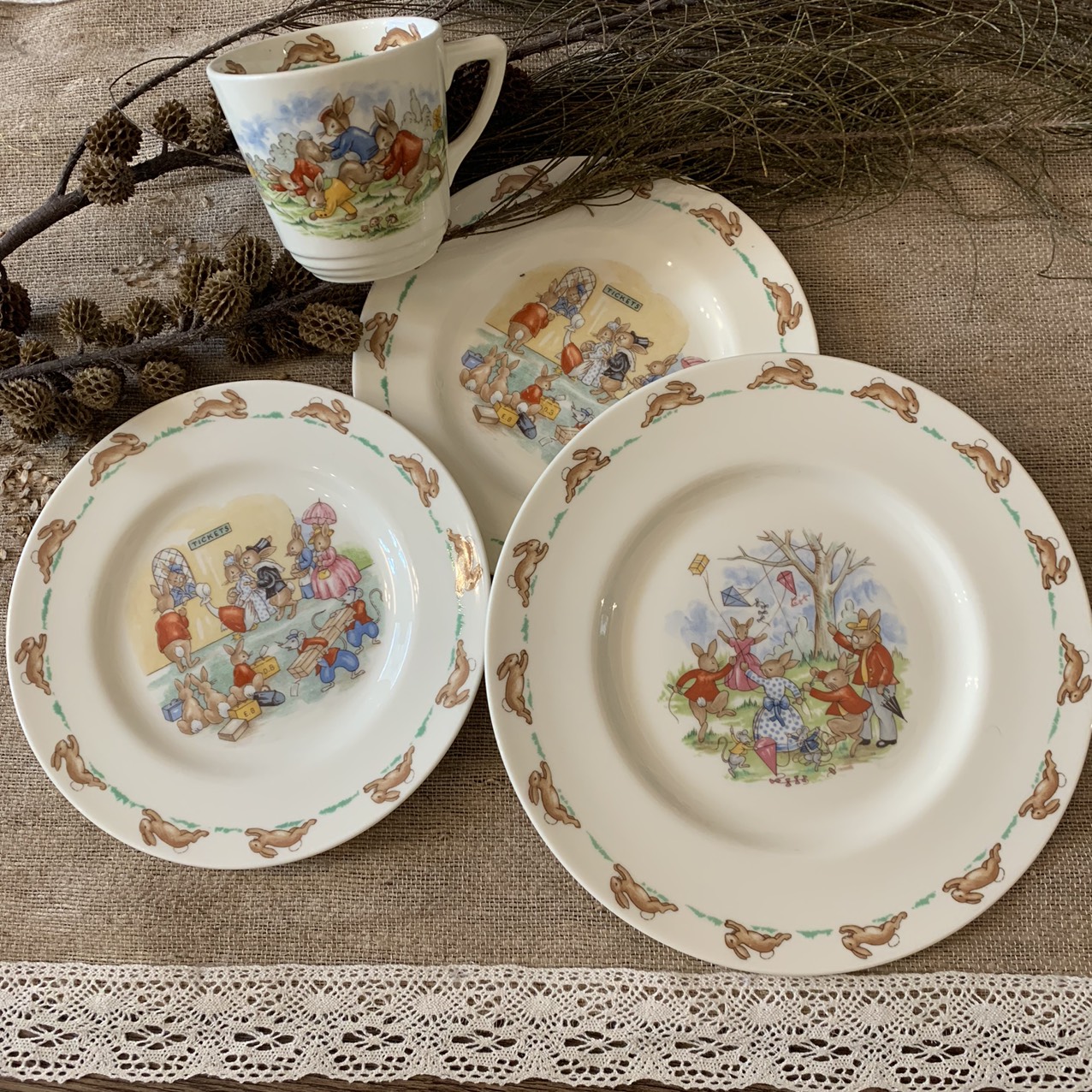 Bộ thỏ Bunnykins ( Hàng Limited của Anh )